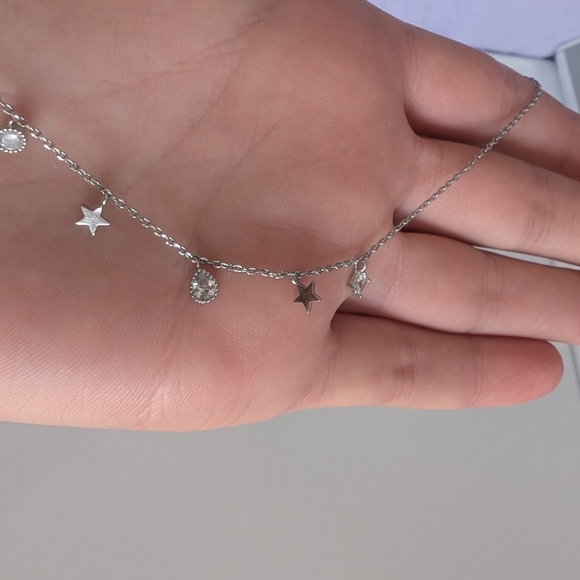 Dreams Silver Star and Pendents Necklace - Picture 7 of 9